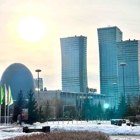 390 Теплая С Потрясающим Видом На Байтерек C 2 Большими Кроватями И 2 Санузлами Astana Exterior foto